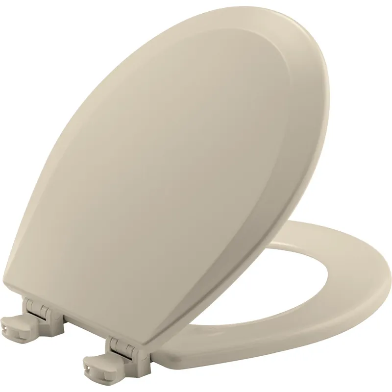 Bemis 500EC 146 Round Enameled Wood Toilet Seat 16.875 X 14.375
