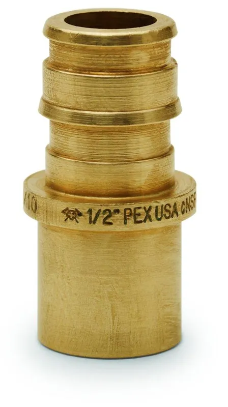 Sioux Chief 643WG2 PowerPEX® 1/2 in. Brass PEX Expansion x 1/2 in. Male Sweat Adapter
