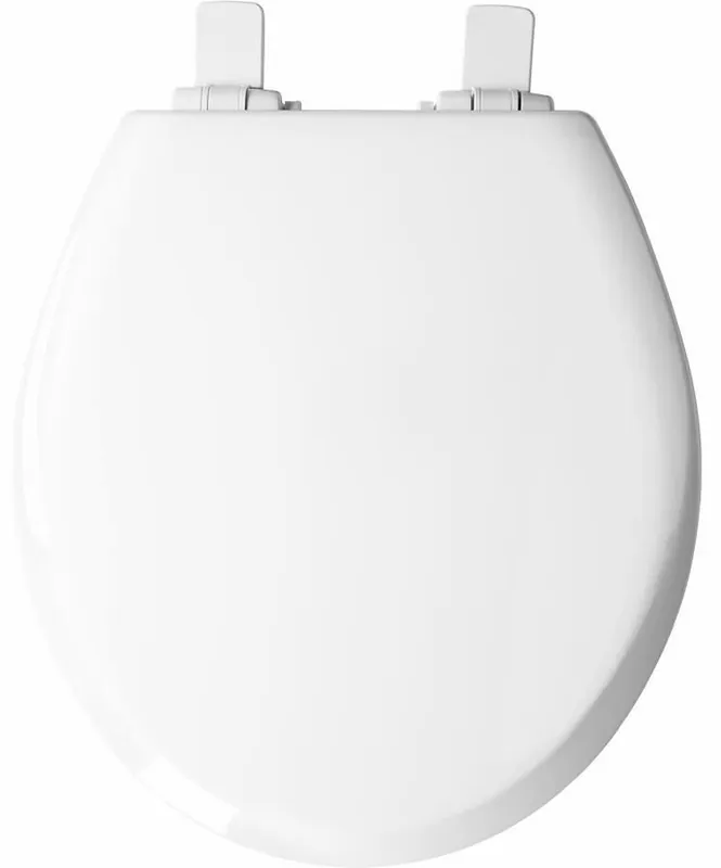 BEMIS 485E4 000 SEAT 485E4-000 WHT RND 2-in-1 CLOSED FRONT W/COVER
