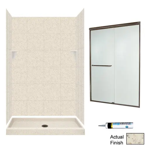 MULTI VENDOR KIT PARENTS SQP3448050-M46570BR SHOWER KIT SQ344850BR BRNZ/RAIN GLSS SQUARE TILE