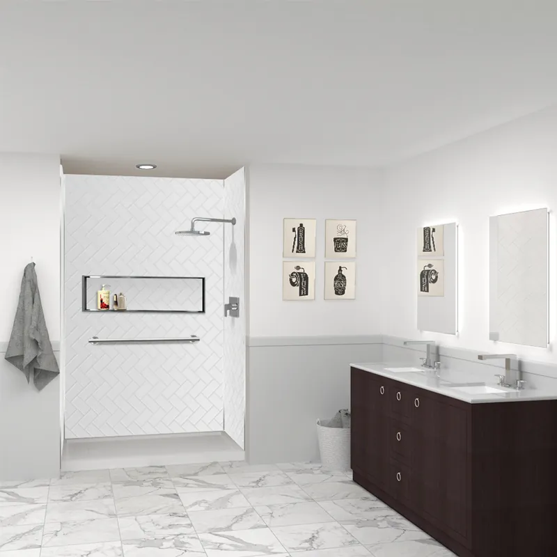 Jiangsu Fashion Composite PWK603696-431 Shower Wall Kit 60X36X96 Replacement MPN