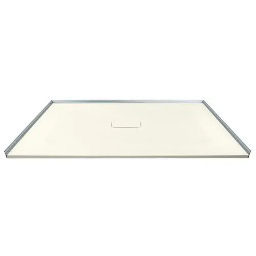 JIANGSU FASHION COMPOSITE FZS5140C-32 TRIMSLATE BASE 51X40 CAMEO CENTER DRAIN