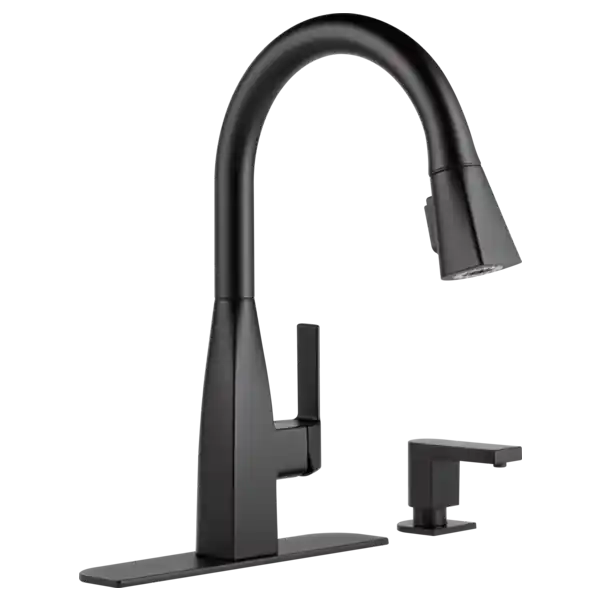 Peerless P7919LF Delta Chrome Peerless Xander Single Handle Pulldown Kitchen None Single Handle Lever