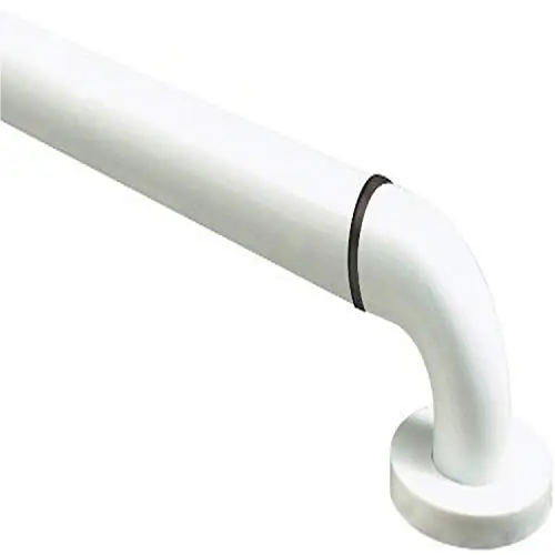 BR SAFETY PRODUCT INC PQC-24-WH-ORB GRAB BAR 24 (1-1/4 OD) W/OIL RUBBED BRZ RING