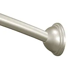 Moen CSR2160-RR-BN Shower Rod Kit Curved Adjustable With Roller Rings