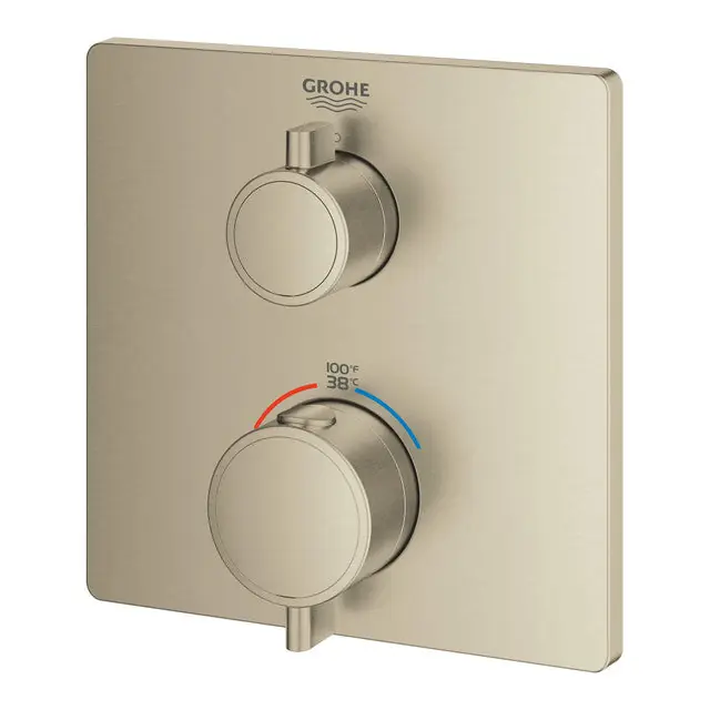 LIXIL 24110EN0 TRIM 24110EN0 BN THERMO VALVE GROHTHERM SQ SGL FUN 2-HDL