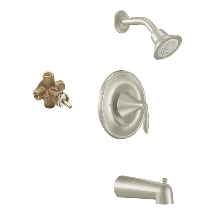 Moen KTSEV-P-T2133EPBN Shower Kit BN EVA Tub/Shwr Posi-Temp