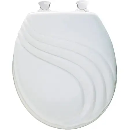 BEMIS 27EC 000 SEAT 27EC-000 WHT RND CLOSED FRONT W/COVER