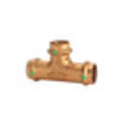 VIEGA 15528 TEE 2X1X2 BRONZE PXPXP
