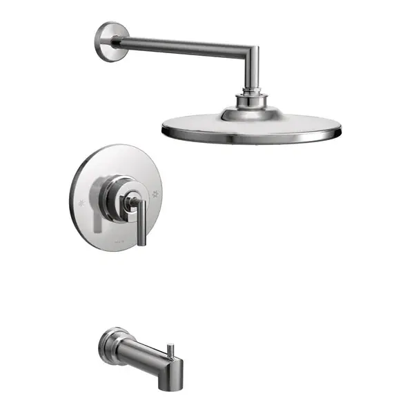 Moen KTSAR-P-TS22003EPCR Shower Kit PC Arris Posi-Temp Tub/Shower
