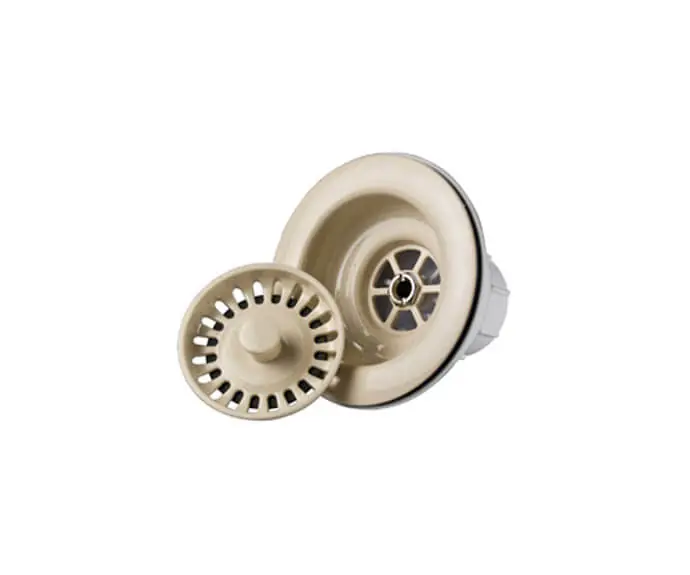 Mountain Plumbing BWSTUG/PWG SINK STRAINER 3.5 INCH WHITE
