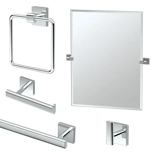 Gatco KA-ELE-5-PC Bath Accessory Kit