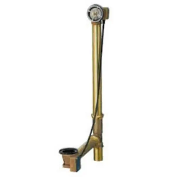 Chicago Faucets 151.450.00.1 Tub Drain L/Trim Brass BWO Tubular