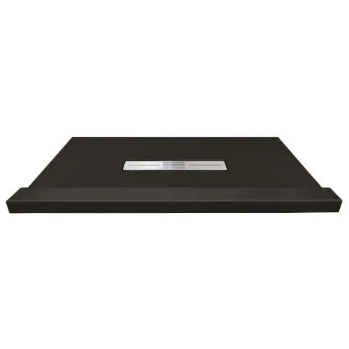 Jiangsu Fashion Composite FZS7242C-09 TrimSlate Base 72X42 Black Center Drain