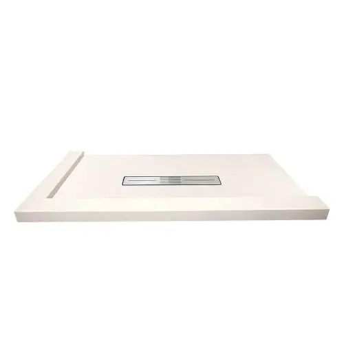 JIANGSU FASHION COMPOSITE FZS7242C-32 TRIMSLATE BASE 72X42 CAMEO CENTER DRAIN