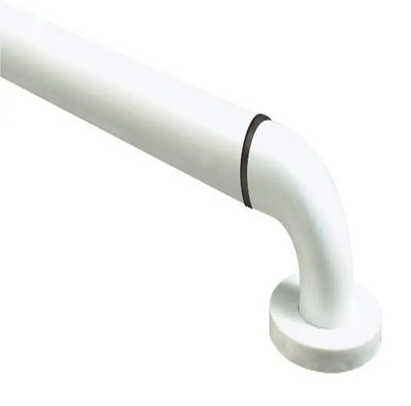BR SAFETY PRODUCT INC PQC-16-WH-ORB Grab Bar 16 W/Oil Rubbed Bronze Ring