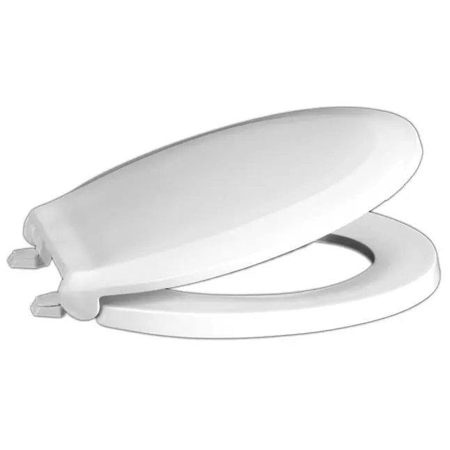 Centoco 440STSS-001 Seat 440STSS-001 WHT RND CLOSED FRONT W/COVER PLASTIC