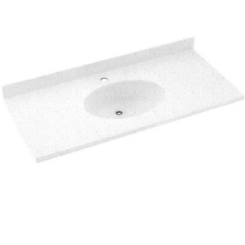 Swan Surfaces CH02261.035 Vanity Top 22-1/2X61 Arctic Gran Sgl Bwl
