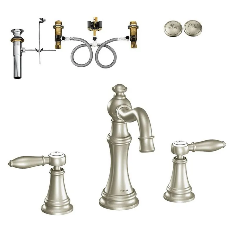 Moen KLWE-D-TS42108BN Lav Fct Kit BN Weymouth 3HL Widespread