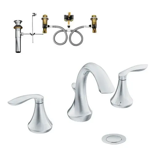 Moen KLEV-D-T6420CR Lav Fct Kit Pc Eva 3hl Widespread
