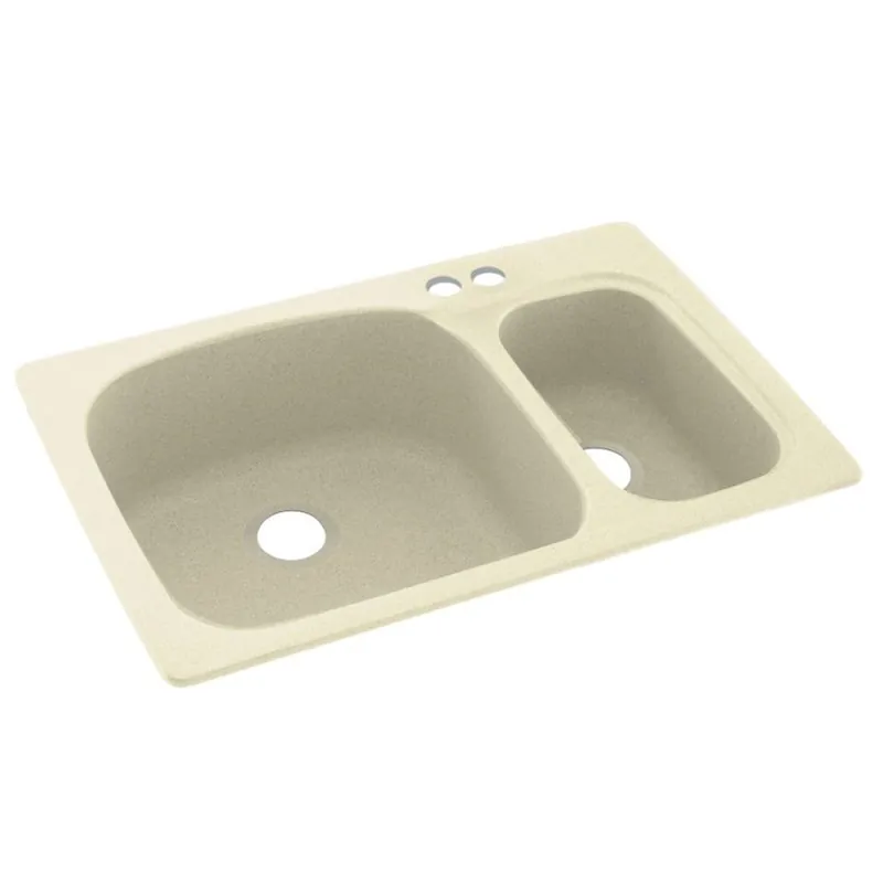 Swan Surfaces KS03322LS.037 Sink 33X22 1HL Dbl Bwl KS03322LS.037