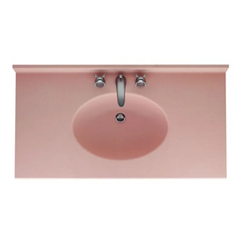 Swan CH02249.042 Vanity Top 22-1/2X49 Gray Gran Sgl Bwl