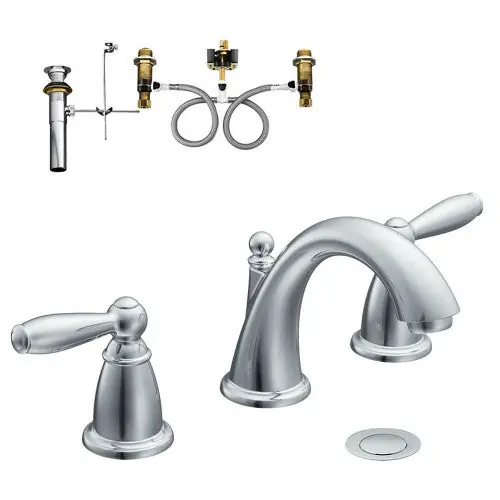 MOEN KLBR-D-T6620CR LAV FCT KIT PC BRANTFORD POWER (3 HL WIDESPREAD)