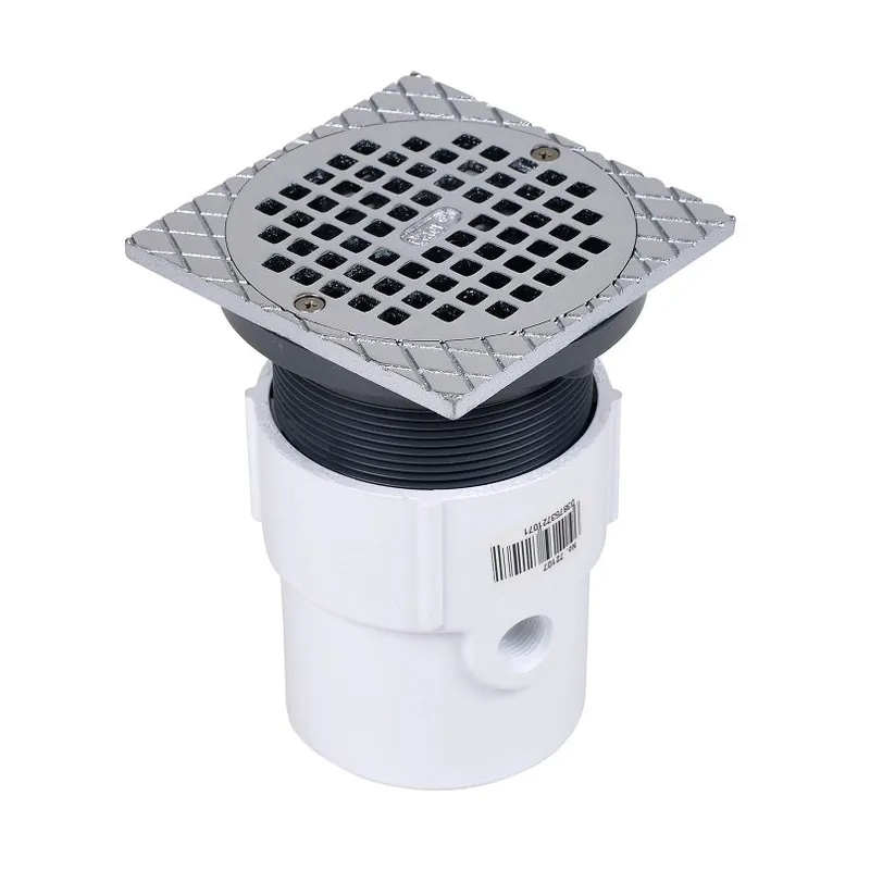 Oatey 72107 Drain 3-4 PVC Body Hub & Spg 72107 5 Chm Rnd Grate Sq Ring