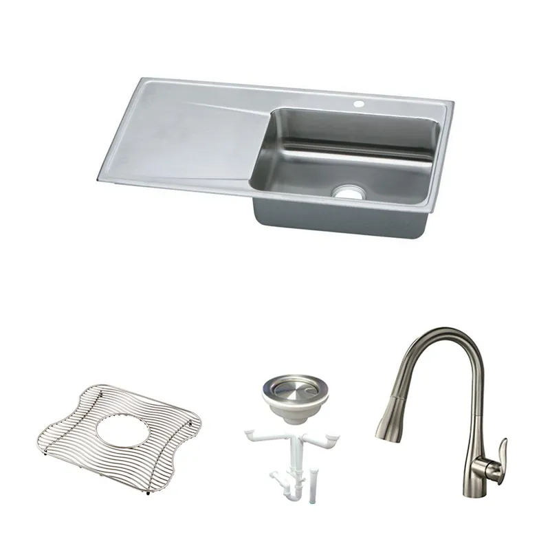Multi Vendor Kit Parents KF-ILR4322R1 SINK KIT WITH FAUCET AND ACCESSORIES
