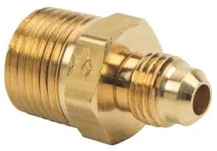 Brasscraft 48-4-6 Adapter 1/4X3/8 BRS FLRXM
