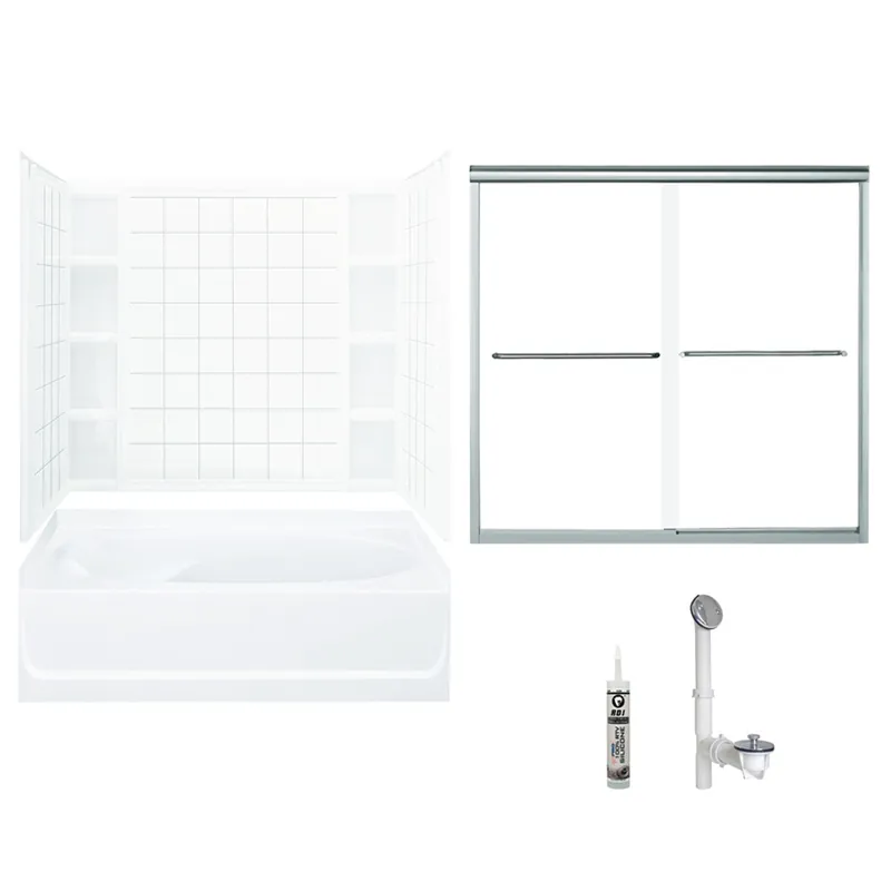 MULTI VENDOR KIT PARENTS 7111R-5405SC-0 TUB/SHWR KIT 60X42 RH WHT 7111R-5405SC-0