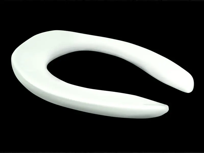 CENTOCO 500CC-301 SEAT 500CC-301 CRN WHT ELON OPEN FRONT L/COVER PLASTIC