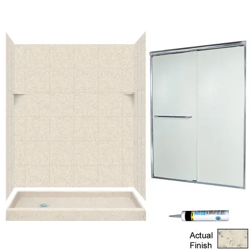 MULTI VENDOR KIT PARENTS SQP326L050-M58570CR SHOWER KIT SQ326L50CR CHRM/RAIN GLSS SQ TILE