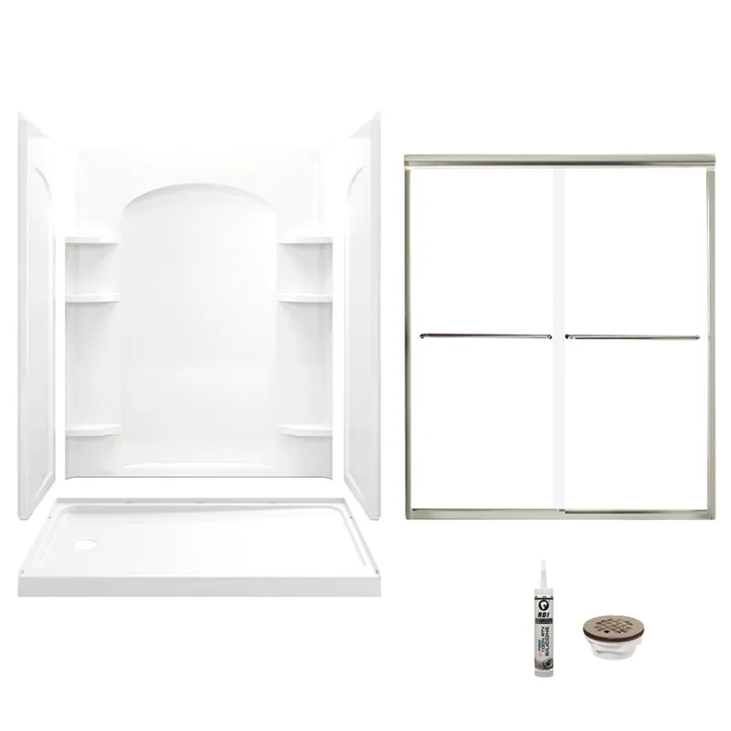 Multi Vendor Kit Parents 7218L-5475NC-0 Shower Kit 60X32 LH WHT 7218L-5475NC-0