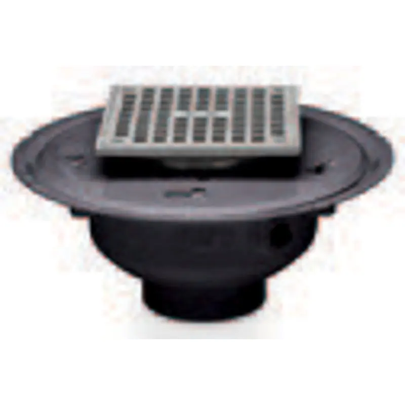 Oatey 82063 Drain 3-4 ABS Body Adj Comm 82063 5 Nkl Rnd Grate & Ring
