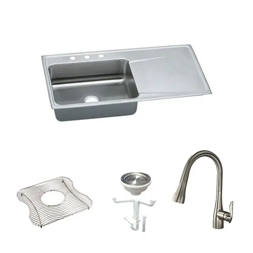 Multi Vendor Kit Parents KF-ILR4322L1 Sink Kit With Faucet And Accessories