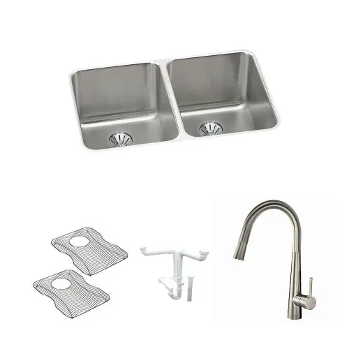 Multi Vendor Kit Parents KF-ELUH3220PD Sink Kit With Faucet And Accessories