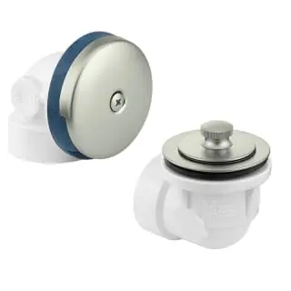 Moen 90332BN Bath Drain Kit 1-1/2 PVC Push-N-Lock Drain Assy