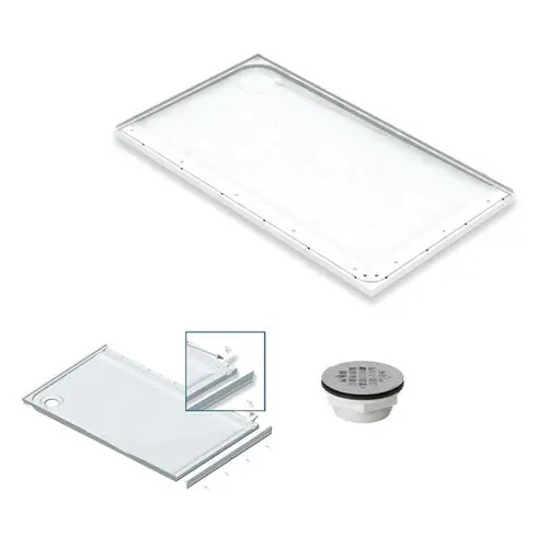 ARC INC K26104L Shower Base Kit 58-1/2X30-1/8 W/DRAIN
