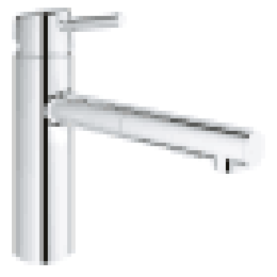 LIXIL 31453001 SINK FCT 31453001 PC CONCETTO DUAL SPRAY W/TOGGLE FUNCTION