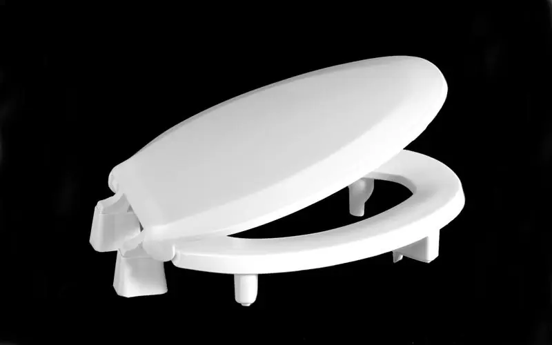 CENTOCO 3L800STS-001 Seat 3L800STS-001 White Elon Closed Front with Cover Plastic