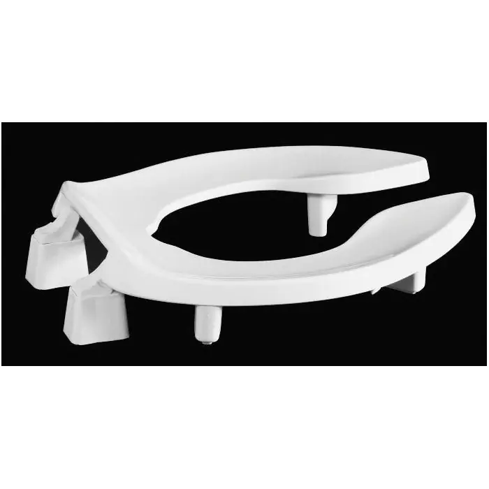 CENTOCO 3L1500STSCC-001 SEAT WHT ELON OPEN FRONT L/COVER PLASTIC