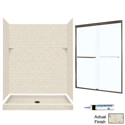MULTI VENDOR KIT PARENTS STP3460050-M58570BC SHOWER KIT ST346050BC BRNZ/CLEAR GLSS SUBWAY TILE