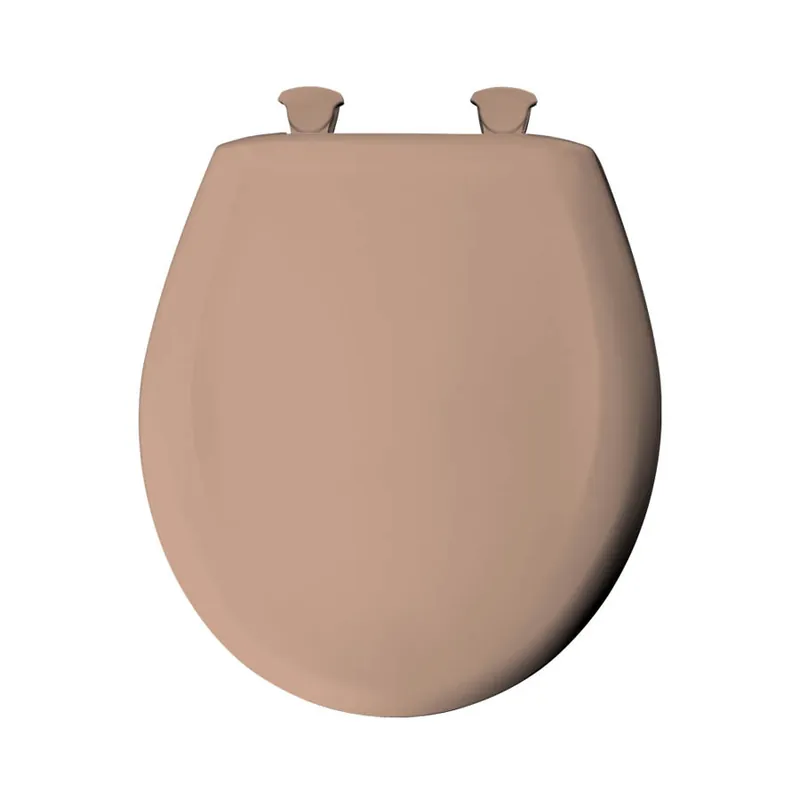 BEMIS 200SLOWT 048 SEAT 200SLOWT-048 BRN/TAN RND CLOSED FRONT W/COVER