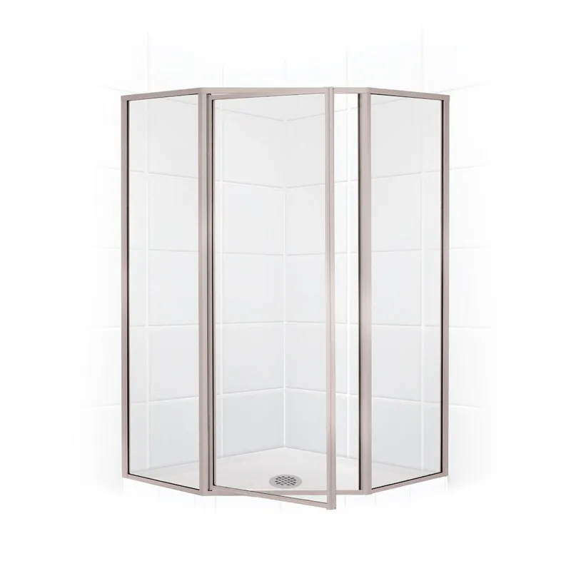 E.L. Mustee & Sons Inc 38.752 Door 38 Neo-Angle Clear Glass/BN Trim