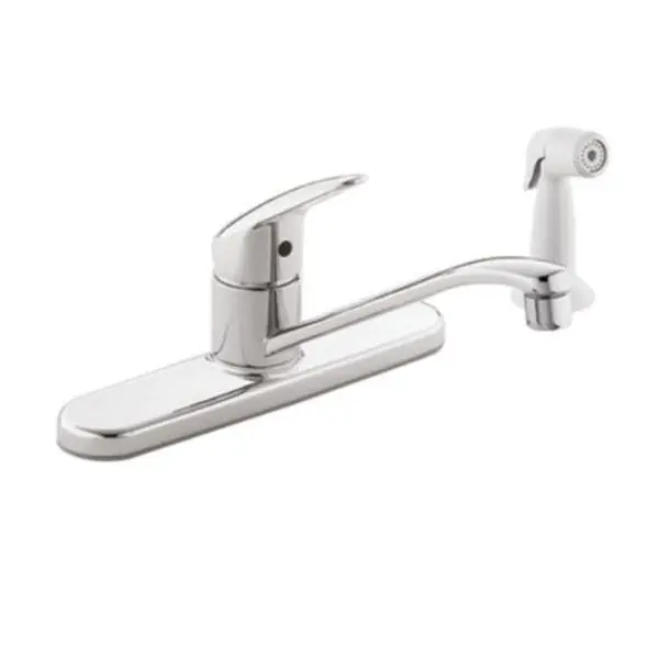 Moen CA40514 Sink FCT PC LVR HNDL Cornerstone W/Spray F/4Hole