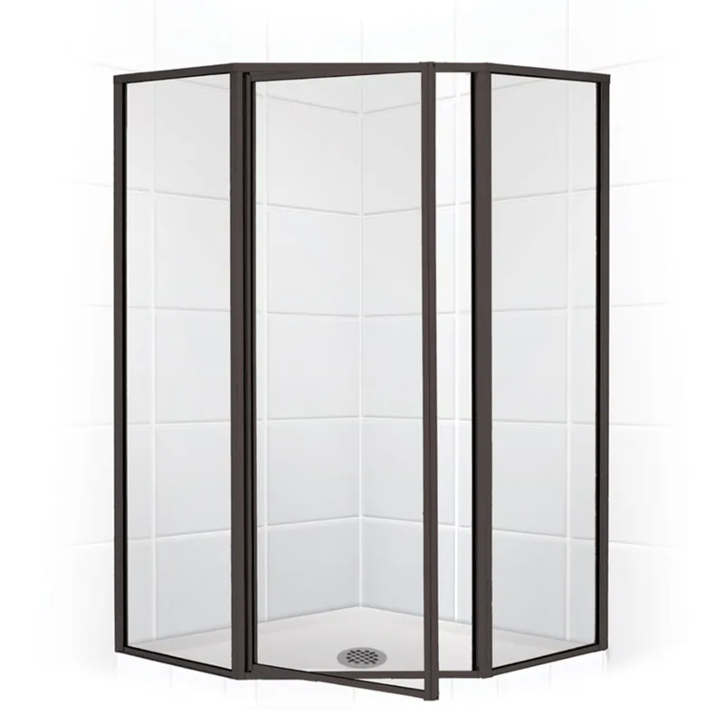E.L. Mustee & Sons Inc 36.763 DOOR 36.763 36' NEO-ANGLE CLEAR GLASS/ORB TRIM