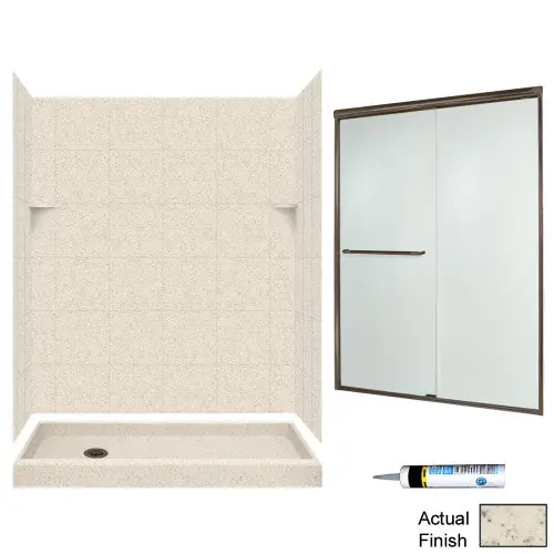 MULTI VENDOR KIT SQP326L050-M58570BR SHOWER KIT SQ326L50BR BRNZ/RAIN GLSS SQ TILE