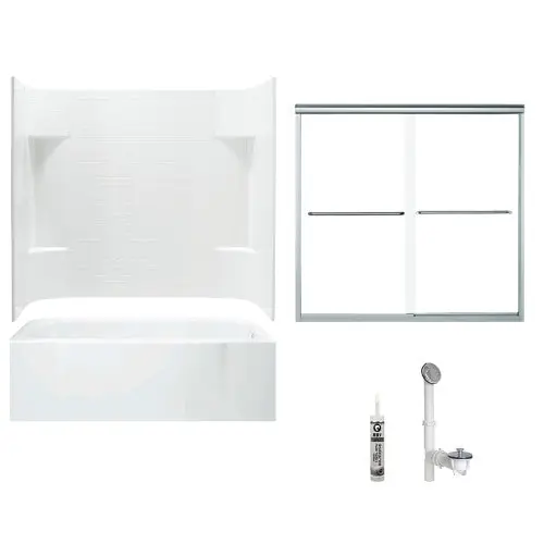 Multi Vendor Kit Parents 7114R-5405SC-D-0 tub/shwr kit 60x30 RH AFD WHT