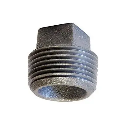 ASC Engineered Solutions 0318902723 Plug 4 Black CI Cored Square Head 387 125# Thread